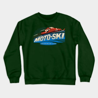 Moto Ski Snowmobiles Canada Crewneck Sweatshirt